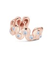 Wave Curved with Rhinestone Ear Cuff EC-1363